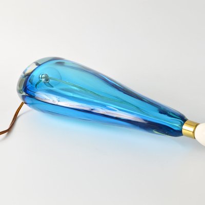 Lampe de table en verre de Murano, Italie, années 1960