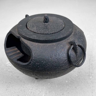東栗山 古清水 茶釜形 香炉 共箱 トコヒ 東さ6-0418☆2F 美術品・アンティーク・コレクション