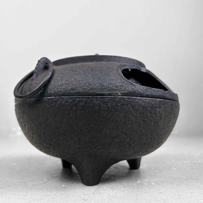 東栗山 古清水 茶釜形 香炉 共箱 トコヒ 東さ6-0418☆2F 美術品・アンティーク・コレクション