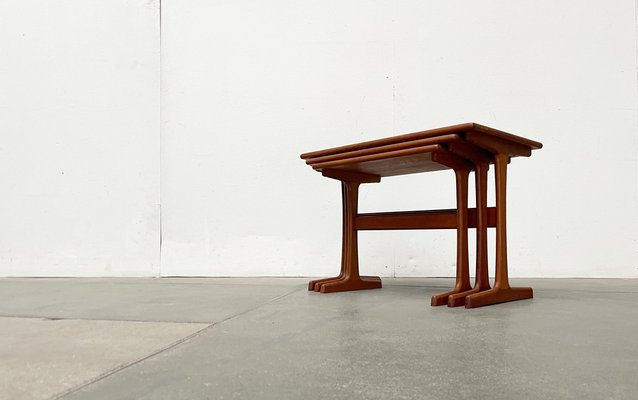 Mid-Century Danish Teak Nesting Tables from Vildbjerg Møbelfabrik