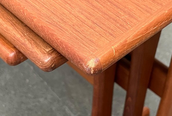 Mid-Century Danish Teak Nesting Tables from Vildbjerg Møbelfabrik