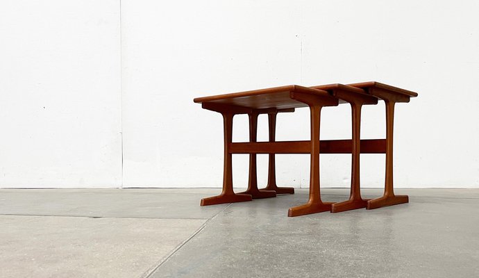Mid-Century Danish Teak Nesting Tables from Vildbjerg Møbelfabrik