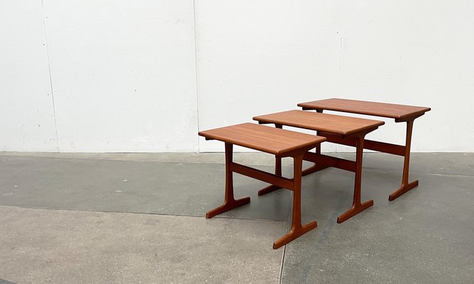 Mid-Century Danish Teak Nesting Tables from Vildbjerg Møbelfabrik