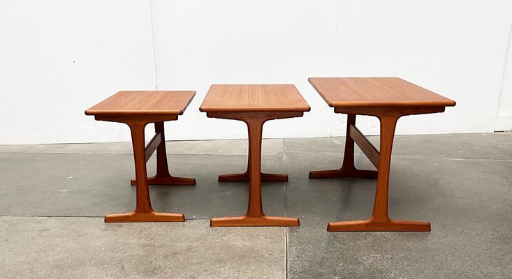 Mid-Century Danish Teak Nesting Tables from Vildbjerg Møbelfabrik