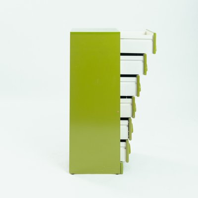 Space Age Green Quadro Chest of Drawers by Jurgen Lange for