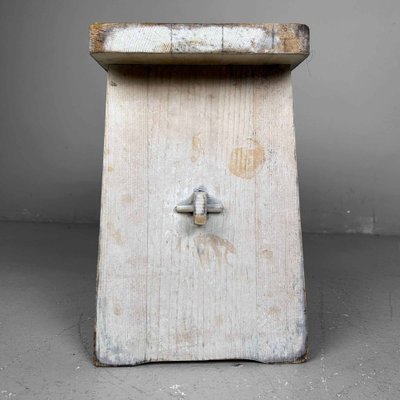 Vintage Showa Wooden Step Stool, Fumidai, Japan, 1960s for