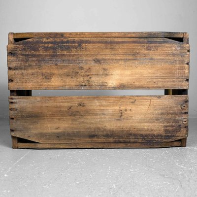 Vintage Wooden Crate Glico Milk, Japan, 1960s for sale at Pamono