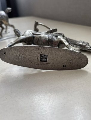 Lot De 5 Soldats De Plomb Vintage - En Très Bon état, Référence SD5jaun, Parfait Pour Collectionneurs