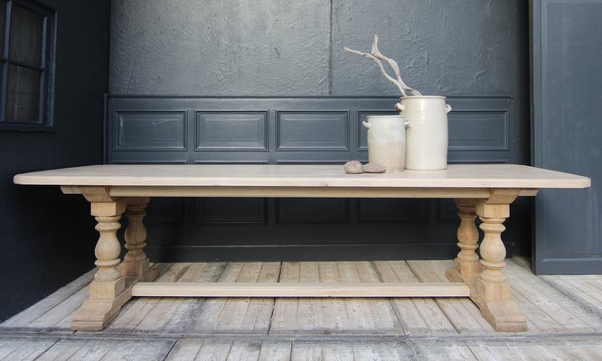 Large Oak Monastery Dining Table for sale at Pamono