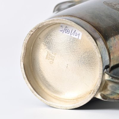 Versilberter Milchkännchen von Wilhelm Wagenfeld für WMF, 1950er