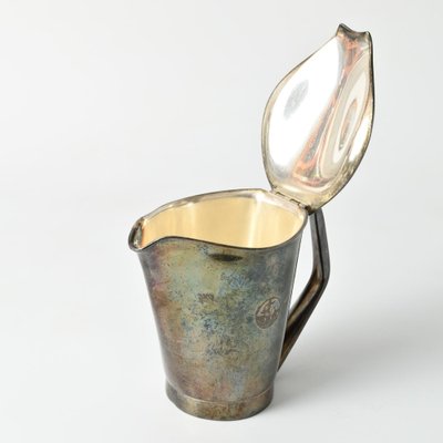 Versilberter Milchkännchen von Wilhelm Wagenfeld für WMF, 1950er
