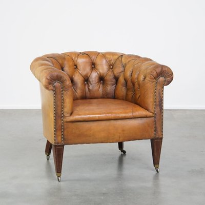 Chesterfield Poltrone Vecchie Vendita Vintage Poltrona Pelle