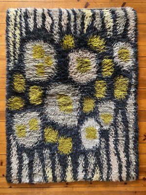 Mid-Century Modern Wool Rya Rug, 1960s for sale at Pamono