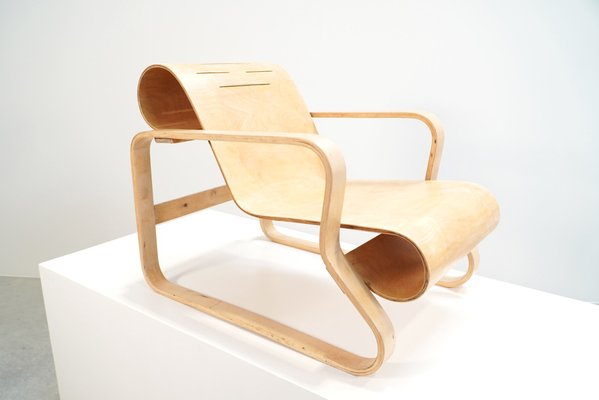 Vintage Model 41 Chair by Alvar Aalto for Huonekalu-Ja