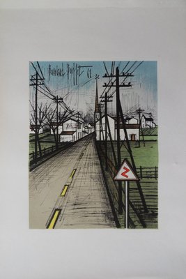 Bernard Buffet, The Road, 1962, Lithograph for sale at Pamono Bernard Buffet, The Road, 1962, Lithograph for sale at Pamono