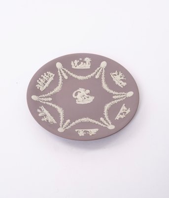 Lilac Jasperware Plate from Wedgwood for sale at Pamono