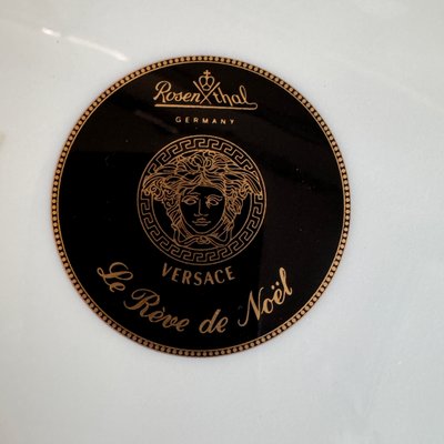 Le Reve De Noel Charger Plate by Versace for Rosenthal Christmas