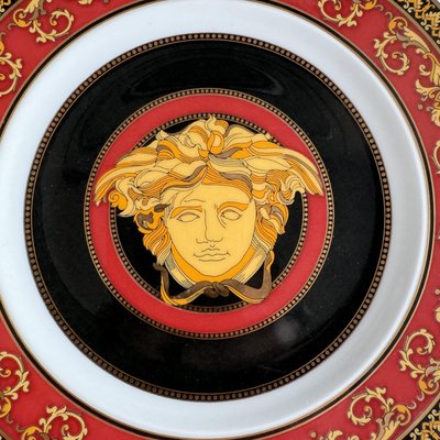 VERSACE Rosenthal ローゼンタール　メデューサ　飾り皿 Medusa Bread & Butter Plate Versace Rosenthal - Undomus