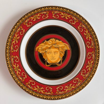 Medusa Bread and Butter Plate by Versace for Rosenthal, 1994 for