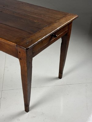French Oak Farmers Dining Table Early 19th century for sale at Pamono