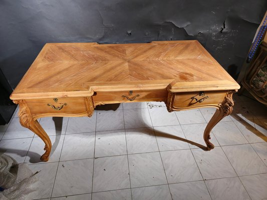 19th Century French Provincial Fruitwood Bureau Plat 19th Century French Provincial Fruitwood Bureau Plat