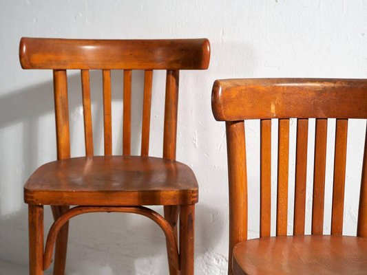 Bistro Chairs from Thonet 1900s Set of 2 for sale at Pamono