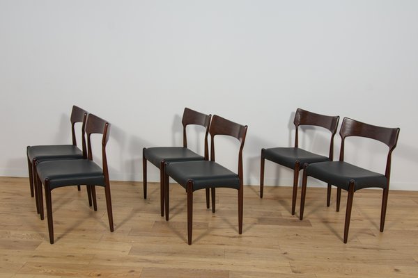 Mid-Century Rosewood Dining Chairs from Bernhard Pedersen & Son
