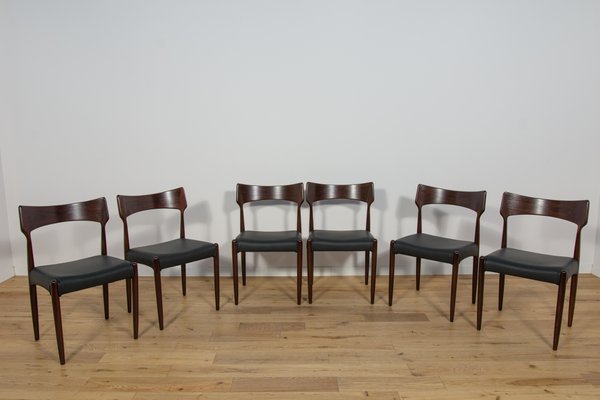 Mid-Century Rosewood Dining Chairs from Bernhard Pedersen Son