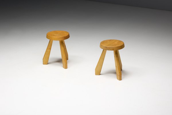 シャルロットペリアン Sandoz Stool Sandoz Stool by Charlotte Perriand, 1950s for sale at Pamono