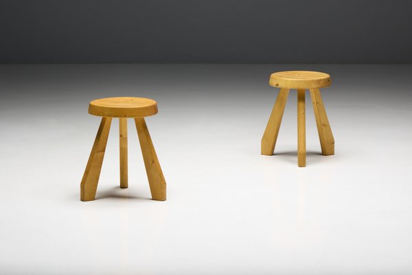 Sandoz Stool by Charlotte Perriand, 1950s for sale at Pamono