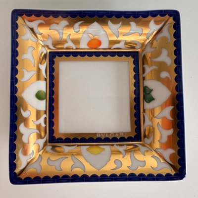 Bulgari ガラス製菓子入れ Small Frutta Alla Finestra Bowls by Bulgari for Rosenthal, 1990s