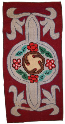 Outil Vintage Années 70 Pour Tapis Crochet De Verrouillage - Poignée Bois - Latch Needle