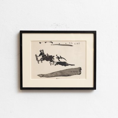 Vintage 1961 Pablo Picasso Dining Room Art Print Vintage 1961 Pablo Picasso Dining Room Art Print