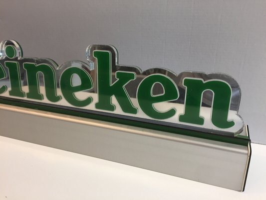 Illuminated Advertising Sign frm Heineken, 1980s for sale at Pamono