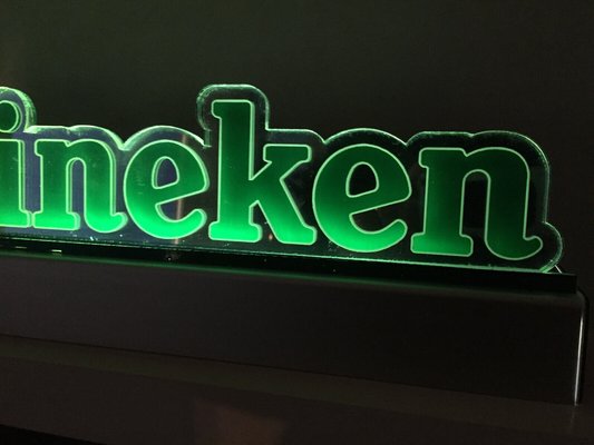 Illuminated Advertising Sign frm Heineken, 1980s for sale at Pamono