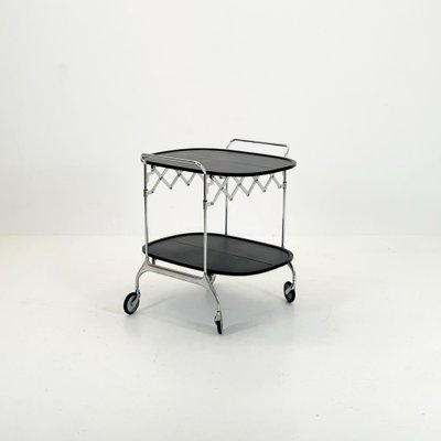Black Gastone Dolly Trolley Bar Cart by Antonio Citterio and