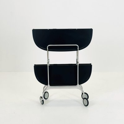 Black Gastone Dolly Trolley Bar Cart by Antonio Citterio and