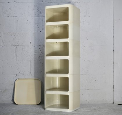 Moduli contenitori di Anna Castelli Ferrieri per Kartell, anni '70