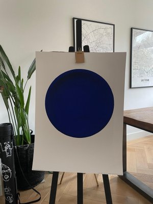 額装済/Disque bleu IKB 54 1957 イヴ クライン/ポスター Yves Klein Disque bleu IKB 54, 1957 Poster Art print