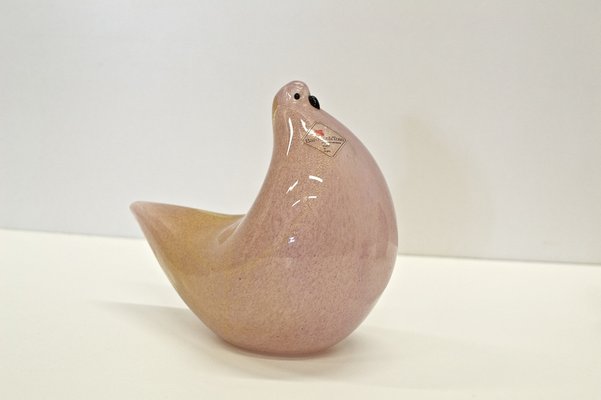 Glass Pigeons by Barovier & Toso, 1980s, Set of 3 for sale at Pamono