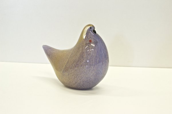 Glass Pigeons by Barovier & Toso, 1980s, Set of 3 for sale at Pamono