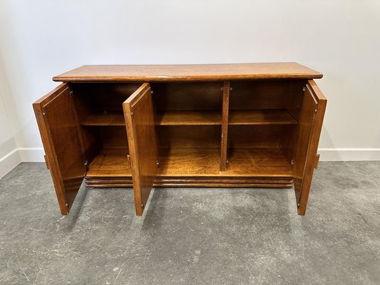 Verspiegeltes Vintage Bambus Sideboard von Maugrion fr Roche Bobois,  Frankreich, 1970er bei Pamono kaufen