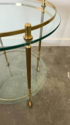 Carrello Bar In Legno Di Eucalipto | Con Mappamondo | Aperto 103 Cm | Portabottiglie Elegante - Foto 9