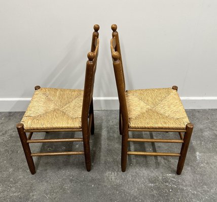 Vntg Dealer Dining Chairs With Straw Seats Vintage 18 Dining Chair
