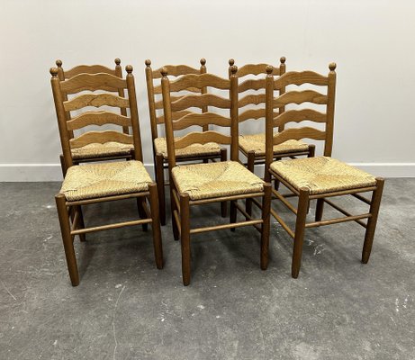 Oak farmhouse dining chairs discount