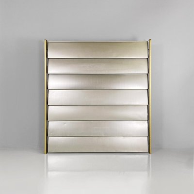 French Industrial Aluminum Sunshade Panel attributed to Jean