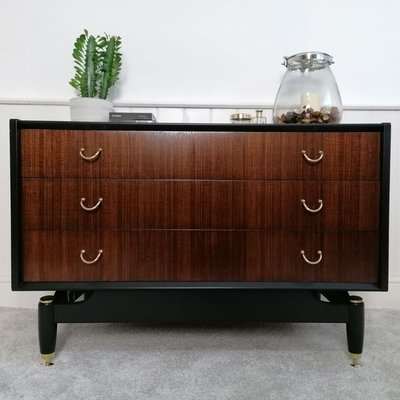 Mid Century Librenza Lowboy Chest of Drawers by E Gomme for G Plan 1950