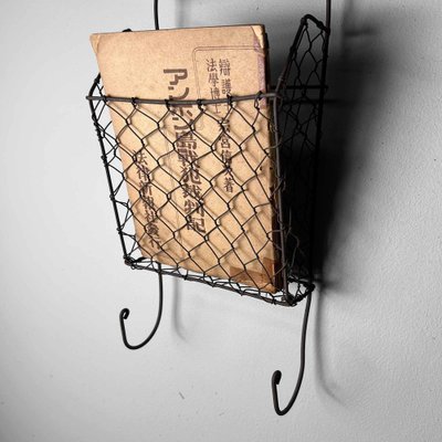 Wire letter rack wall mounted sale