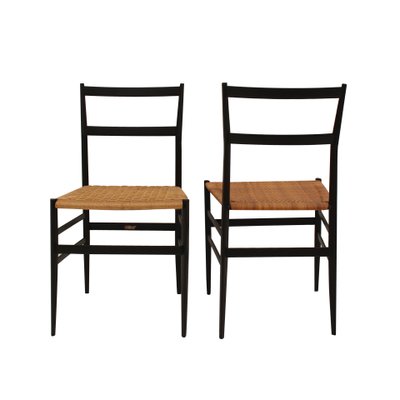 Set of 699 Superleggera Chairs by Gio Ponti for Cassina, 1957 for