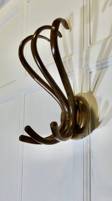 19th Century Bentwood Wall Hanging Coat Rack from Thonet, 1890s